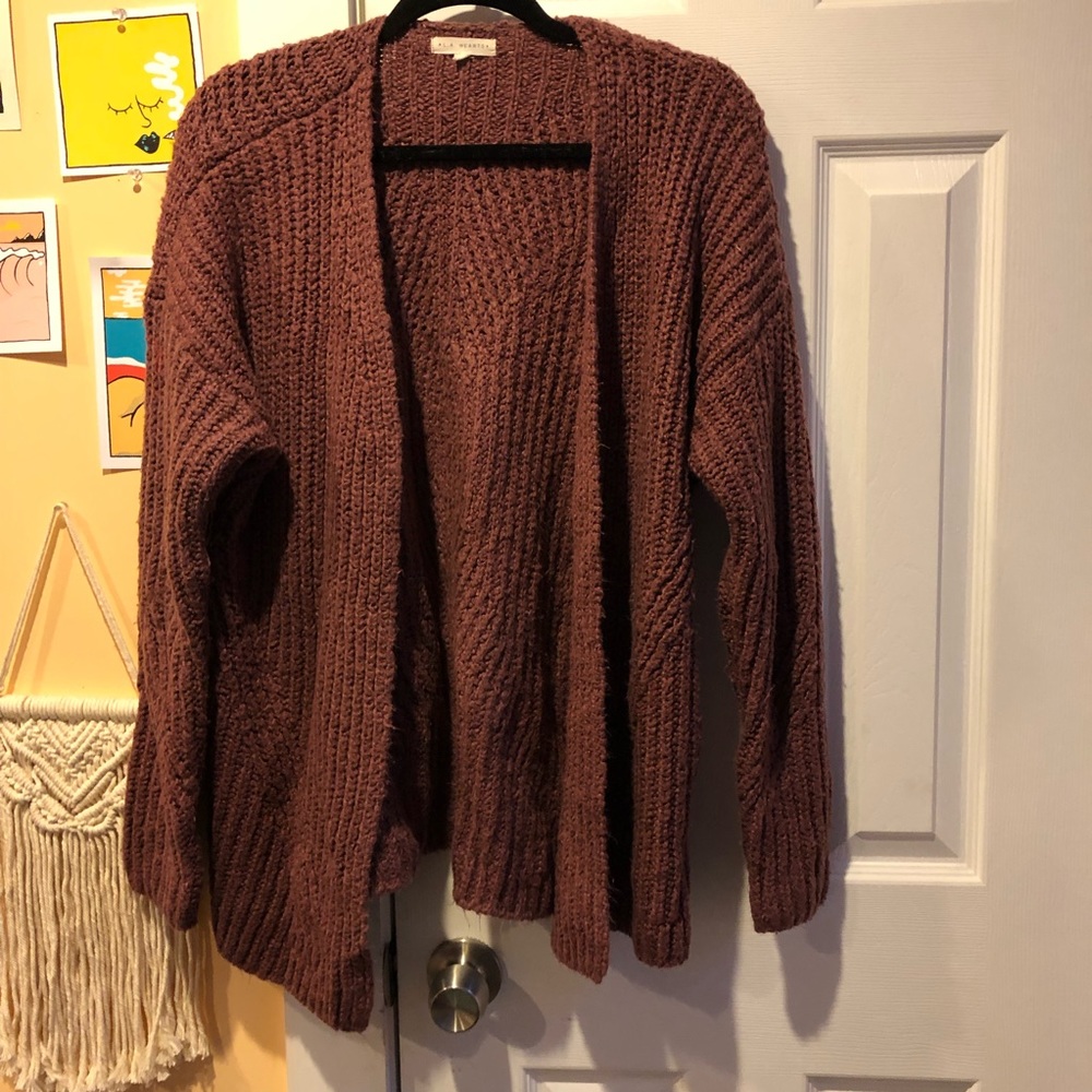 LA HEARTS MAUVE SWEATER
